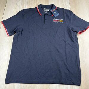 NWT 2025 Red Bull Racing Short Sleeve Performance Core Polo Shirt Size X-Large
